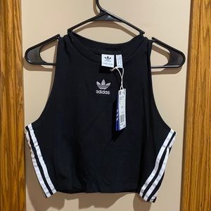 Adidas Black Crop Tank - BRAND NEW